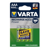 Batéria Varta Power AAA 1000mAh - 4 ks LR03 Batéria Varta Power AAA 1000mAh - 4 ks LR03