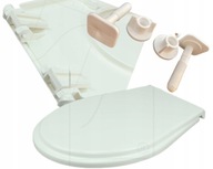 POĽSKÉ WC SEDADLO STARÝ TYP DLHÉ 51cm BIELE POĽSKÉ WC SEDADLO STARÝ TYP DLHÉ 51cm BIELE