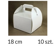 Balenie KOŠÍK 18x18x12 cm Biela krabička x10