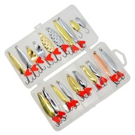 Sada 20 kusov SPINNER List PIKE ZANDER 2,5-10g + ORGANIZER Box Sada 20 kusov SPINNER List PIKE ZANDER 2,5-10g + ORGANIZER Box