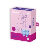 Satisfyer - modré menštruačné kalíšky