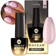 Makear Nude Rubber Base NRB03 Pudding Pink gumená báza na nechty 8ml Makear Nude Rubber Base NRB03 Pudding Pink gumená báza na nechty 8ml
