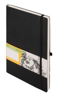 NOTEBOOK A5 MRIEŽKOVÝ ODLIEK ČIERNA ANTRA, ANTRA NOTEBOOK A5 MRIEŽKOVÝ ODLIEK ČIERNA ANTRA, ANTRA