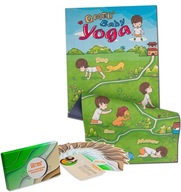 Podložka na cvičenie pre deti na jogu + 14 kariet s úlohami