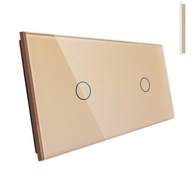 LIVOLO SKLENENÝ PANEL PRE DOTYKOVÝ SPÍNAČ 1+1 Z LIVOLO SKLENENÝ PANEL PRE DOTYKOVÝ SPÍNAČ 1+1 Z