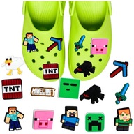 Crocs pins vzor ako z MINECRAFT 12ks rozprávkový darček pre chlapca pavúka Crocs pins vzor ako z MINECRAFT 12ks rozprávkový darček pre chlapca pavúka