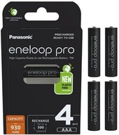 4x Eneloop Pro 930mAh AAA R3 batéria + box 4x Eneloop Pro 930mAh AAA R3 batéria + box