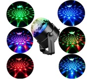 Disco LED guľa + RGB diaľkové ovládanie svetiel pre karnevalový projektor lasers disco Disco LED guľa + RGB diaľkové ovládanie svetiel pre karnevalový projektor lasers disco