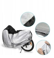VODEODOLNÝ OBAL NA BICYKEL NA KOLOBEŽKU SOLID 110 x 200 x 70 cm XL STRIEBORNÁ VODEODOLNÝ OBAL NA BICYKEL NA KOLOBEŽKU SOLID 110 x 200 x 70 cm XL STRIEBORNÁ