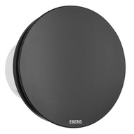 EBERG AXO 100B ventilátor do kúpeľne, matná čierna + klapka