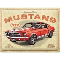Plagátový plagát Ford Mustang-GT Červený nápis Nemecko Plagátový plagát Ford Mustang-GT Červený nápis Nemecko