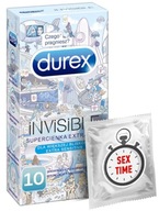 DUREX INVISIBLE SUPER THIN Emoji EXTRA THIN kondómy 10 ks.