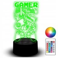 LED nočné svetlo soška RGB 3D gravírovanie herná podložka pre počítačovú konzolu LED nočné svetlo soška RGB 3D gravírovanie herná podložka pre počítačovú konzolu