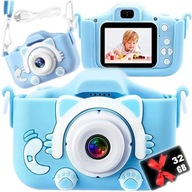 DIGITÁLNA KAMERA PRE DETI KITT VIDEO KAMERA HRY + 32GB KARTA DIGITÁLNA KAMERA PRE DETI KITT VIDEO KAMERA HRY + 32GB KARTA