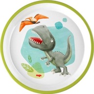 Detský tanier melamínový tanier Dinosaurus Haba