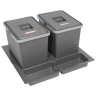 FUTURE triedič odpadkov 2 koše 2x15l pre 60 cm skrinku 30l triedič na viazanie FUTURE triedič odpadkov 2 koše 2x15l pre 60 cm skrinku 30l triedič na viazanie