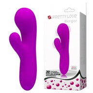 Vibrátor Pretty Love so zajačikom, USB fialový Vibrátor Pretty Love so zajačikom, USB fialový