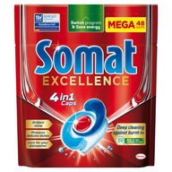 Somat Excellence 48 tabliet do mega umývačky riadu 4v1 Somat Excellence 48 tabliet do mega umývačky riadu 4v1