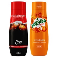 Súprava koncentrátu sirupového koncentrátu SODASTREAM COLA MIRINDA