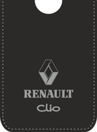 Kožené puzdro na karty RENAULT CLIO, čierne Kožené puzdro na karty RENAULT CLIO, čierne