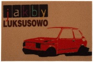 Interiérová rohož Dekoračný vzor Auto Fiat nápis 50x80cm Interiérová rohož Dekoračný vzor Auto Fiat nápis 50x80cm