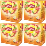 LIPTON TEA TROPICAL OVOCNÁ PYRAMÍDA expresná čierna 20ks x 4