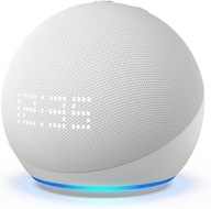 Amazon Alexa Echo Dot 5 biela s hodinami 2023, 15 W