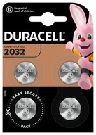 Mini Duracell 3V CR2032 lítiová batéria DL2032 4PCS Mini Duracell 3V CR2032 lítiová batéria DL2032 4PCS