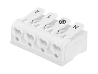 10ks 238-4P 24A 450V 2,5mm samosvorný konektor 10ks 238-4P 24A 450V 2,5mm samosvorný konektor