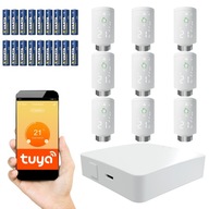9x SMART ovládač s termostatickou hlavicou + WiFi brána Zigbee 3.0 Tuya 9x SMART ovládač s termostatickou hlavicou + WiFi brána Zigbee 3.0 Tuya