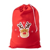Vianočná darčeková taška Červený sob