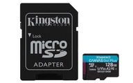 KINGSTON microSDXC Canvas Go Plus 128GB + adaptér