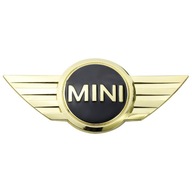 3D kovový chrómový mini Cooper v štýle zlata v štýle auta 3D kovový chrómový mini Cooper v štýle zlata v štýle auta