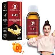 Cársky vitamín D3 50 000 I.U. + K2 Vitamín D3 Tekutý 125ml Konská dávka