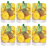Sada 6 ks Purena Pineapple Puree Natural Mousse Sada 6 ks Purena Pineapple Puree Natural Mousse
