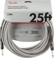Fender Professional 25' White TWD instr kábel 7,5 m