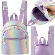 Rainbow DETSKÝ BATOH NA RAMENO Letná TAŠKA na dúhový zips Rainbow DETSKÝ BATOH NA RAMENO Letná TAŠKA na dúhový zips