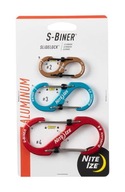 Alu karabína Nite Ize S-Biner Slidelock #234, mix farieb Alu karabína Nite Ize S-Biner Slidelock #234, mix farieb