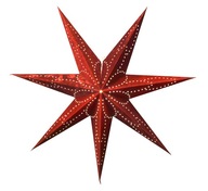 VELVET STAR, bordová, priem 75 cm