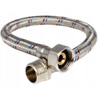 HADICA S OCELOVÝM Opletením DN13 / FI 13 GW 3/4''x GZ 3/4'' DĹŽKA 50CM HADICA S OCELOVÝM Opletením DN13 / FI 13 GW 3/4''x GZ 3/4'' DĹŽKA 50CM