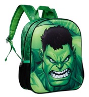 3D HULK predškolský batoh pre chlapcov zelený