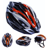 Pánska dámska cyklistická prilba ČERVENÁ ČIERNA mestská nastaviteľná M L 54-62cm Pánska dámska cyklistická prilba ČERVENÁ ČIERNA mestská nastaviteľná M L 54-62cm