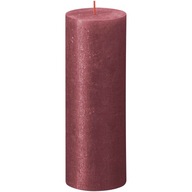 Rustikálna sviečka sviečka 19cm RED Shimmer Rustikálna sviečka sviečka 19cm RED Shimmer