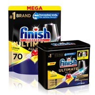 Finish Ultimate All-in-1 kapsule do umývačky riadu 70 citrón + kovová plechovka Finish Ultimate All-in-1 kapsule do umývačky riadu 70 citrón + kovová plechovka
