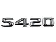 Nápis loga S420 pre Mercedes W211 W212 W213 Nápis loga S420 pre Mercedes W211 W212 W213