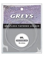Grays Greylonový bezuzlový kužeľový náväzec 0,15 mm Grays Greylonový bezuzlový kužeľový náväzec 0,15 mm