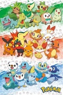 Pokemon First Partners - plagát 61x91,5 cm Pokemon First Partners - plagát 61x91,5 cm