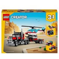 Nákladné auto a helikoptéra LEGO 31146 CREATOR 3v1