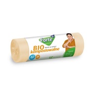 BIOKOMpostovateľné vrecia na odpadky 60 l 20 el FORTE+ BIOKOMpostovateľné vrecia na odpadky 60 l 20 el FORTE+