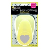 Ozdobná dierovačka 7,5 cm, srdiečkový volánik Ozdobná dierovačka 7,5 cm, srdiečkový volánik